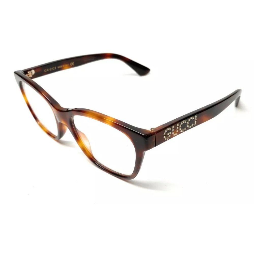 Gucci Women's Havana Eyeglasses - Picture 1 of 4